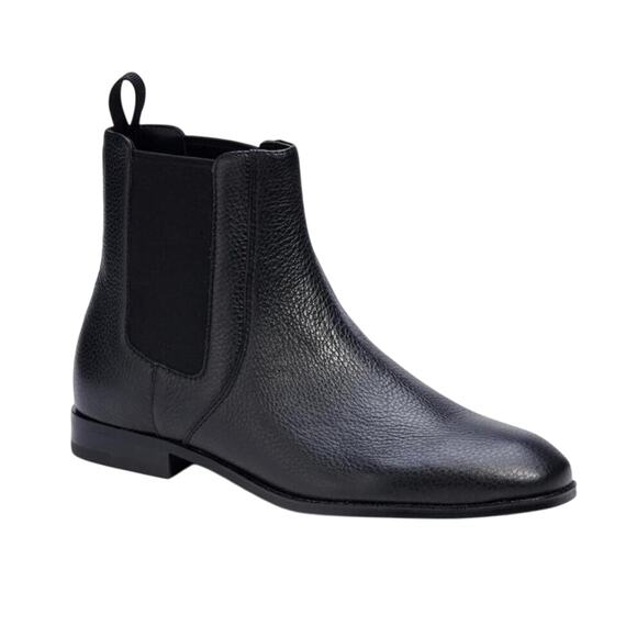 Coach Mens Graham Chelsea Boots US 11 M Black Leather EUC